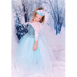 Robe reine des neige - Reine des neige - 8 ans