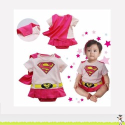 Déguisement mini Supergirl bébé