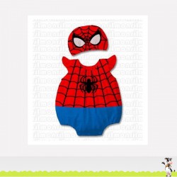 Ensemble déguisement modèle Spiderman