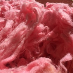 Morceaux de laine duvetteuse pour remplir vos contenants, modèle rose  (réf12) 