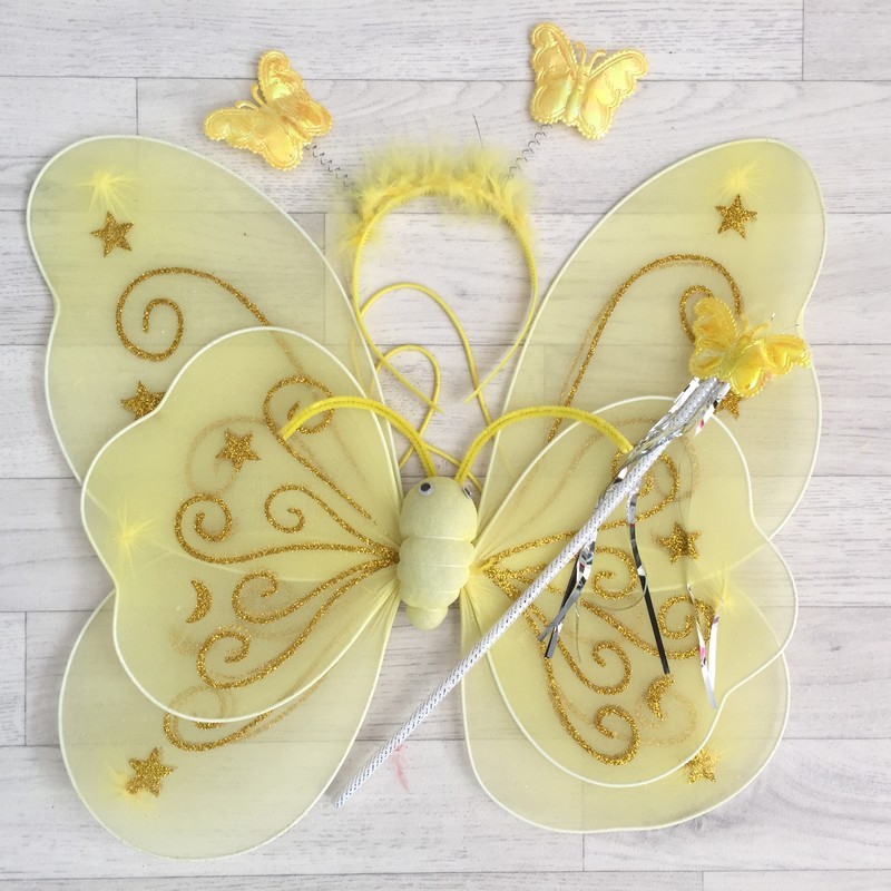 Fée Papillon étoile, modèle jaune